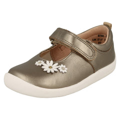 Girls Startrite Flower Detailed Shoes - Fairy Tale
