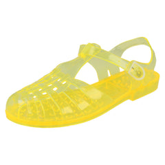 Ladies Spot On Transparent Jelly Shoes