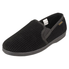 Mens Rosebank Twin Gusset Indoor Slippers Ashley
