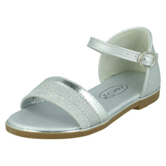 Girls Spot On Ankle Strap Sandals H0350