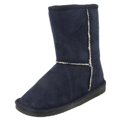 Ladies Spot On Faux Fur Lined Winter Boots