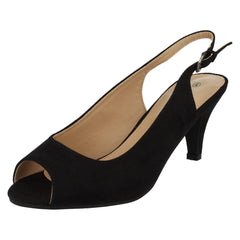 Ladies Anne Michelle Peep Toe Sling back Heels
