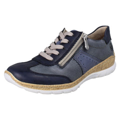 Womens Rieker Detailed Trainers With Side Zip N4221
