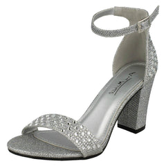 Ladies Anne Michelle Diamante Sandals