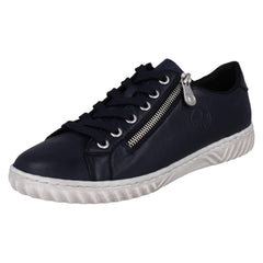 Ladies Rieker Antistress Zip Detailed Trainer N0900