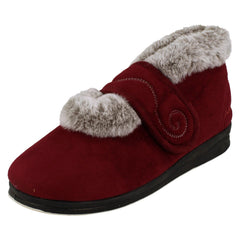 Ladies Padders Cross Strap Slippers - Hush