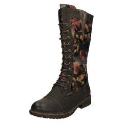 Ladies Rieker Knee High Zip/Lace Boots 94731