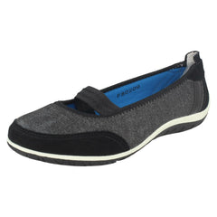 Ladies Down To Earth Flat Shoes