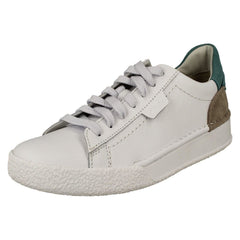 Ladies Clarks Wedge Heeled Trainers Craft Cup Lace