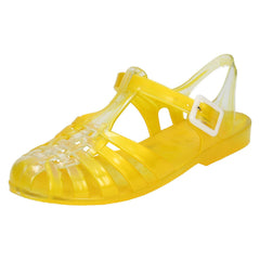 Ladies Spot On Closed Toe Jelly Shoes