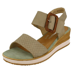 Ladies Remonte Wedge Sandals D6453