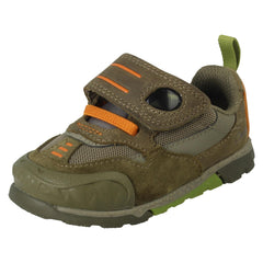 Boys Clarks Dino Design Trainers Steggy2 See T