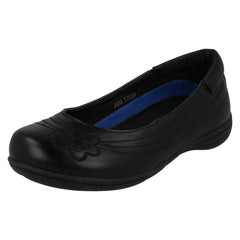 Girls Spot On Slip On School Shoes