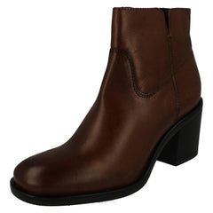 Ladies Clarks Formal Ankle Boots Valvestino Lo