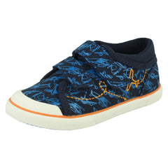Boys Startrite Casual Aeroplane Canvas Shoes Zoom