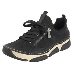 Ladies Sneakers By Rieker Lace Up Shoes 45973