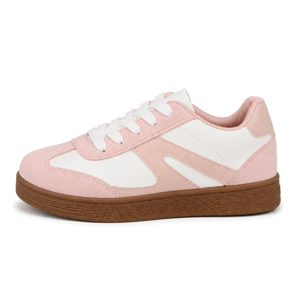 Girls Spot On Lace Up Trainer H2696