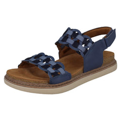 Ladies Clarks Woven Sandals Arwell Glide