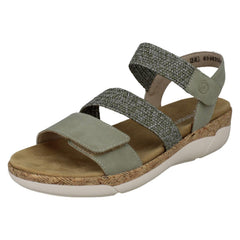 Ladies Remonte Strappy Elastiated Sandals R6861