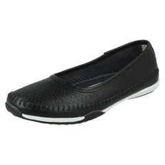 Ladies Down To Earth Ballerina Casual Shoes F80573