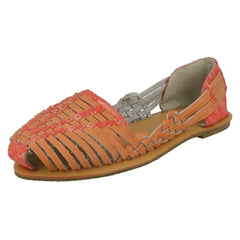 Ladies Savannah Flat Weave Ballerinas