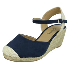 Ladies Savannah Wide Fitting Wedges F2293