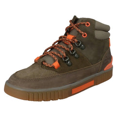 Boys Clarks Colour-Pop Sporty Ankle Boots Oslo Trail