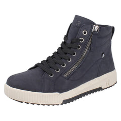 Womens Rieker Zip Up Lace Ankle Boots W0164
