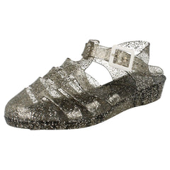 Ladies Spot On Casual Jelly Sandals