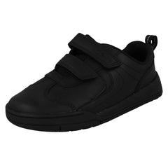 Boys Clarks Hook & Loop Fastening School Shoes Kick Pace K