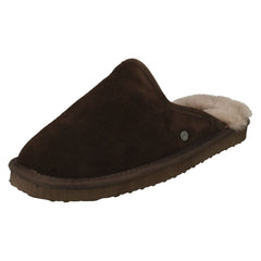 Mens Padders Genuine Lined Sheepskin Mule Slippers Nevis
