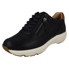 Womens Clarks Zip Detail Trainers Tivoli Zip