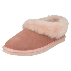 Ladies Padders Fur Trim Slippers Cuddle
