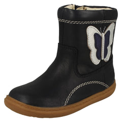Girls Clarks Casual Boots Flash Midi T