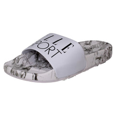 Ladies Elle Sport Marble Design Sliders F00394