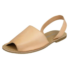 Ladies Leather Collection Slingback Mule Sandals
