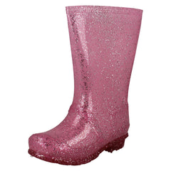 Girls Spot On Glitter Wellingtons