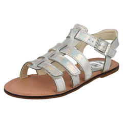Girls Clarks Flat Summer Gladiator Sandals Loni Joy