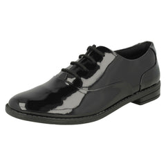 Girls Clarks Lace Up Brogue School Shoes Drew Star
