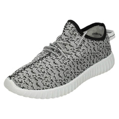 Ladies Spot On Casual Lace Up Trainers