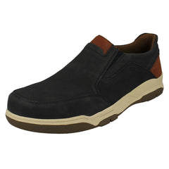 Mens Hush Puppies Slip On Loafer Shoes Fletcher Slip On