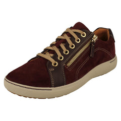 Ladies Clarks Casual Lace Up Trainers - Nalle Lace