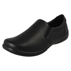 Ladies Padders Leather Slip On Extra Wide Dual Fitting Formal Shoes Nico