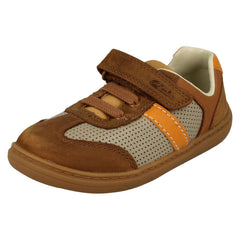 Boys Clarks Elasticated Lace Detailed Shoes Flash Step T