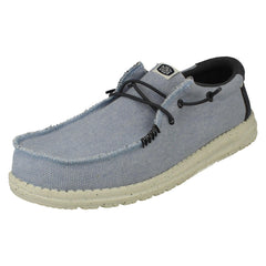 Mens Hey Dude Slip On Deck Shoes Wally Coastline Jute