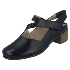Ladies Rieker Mary Jane Open Back Shoes 41697