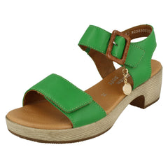 Ladies Remonte Adjustable Sandals With A 5 cm Block Heel D0N52