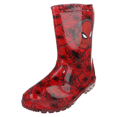 Boys Spiderman Wellington Boots GWI24046AA01SMZZ