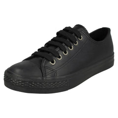Ladies Spot On Casual Pumps