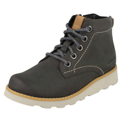 Boys Clarks Casual Boots Dexy Top